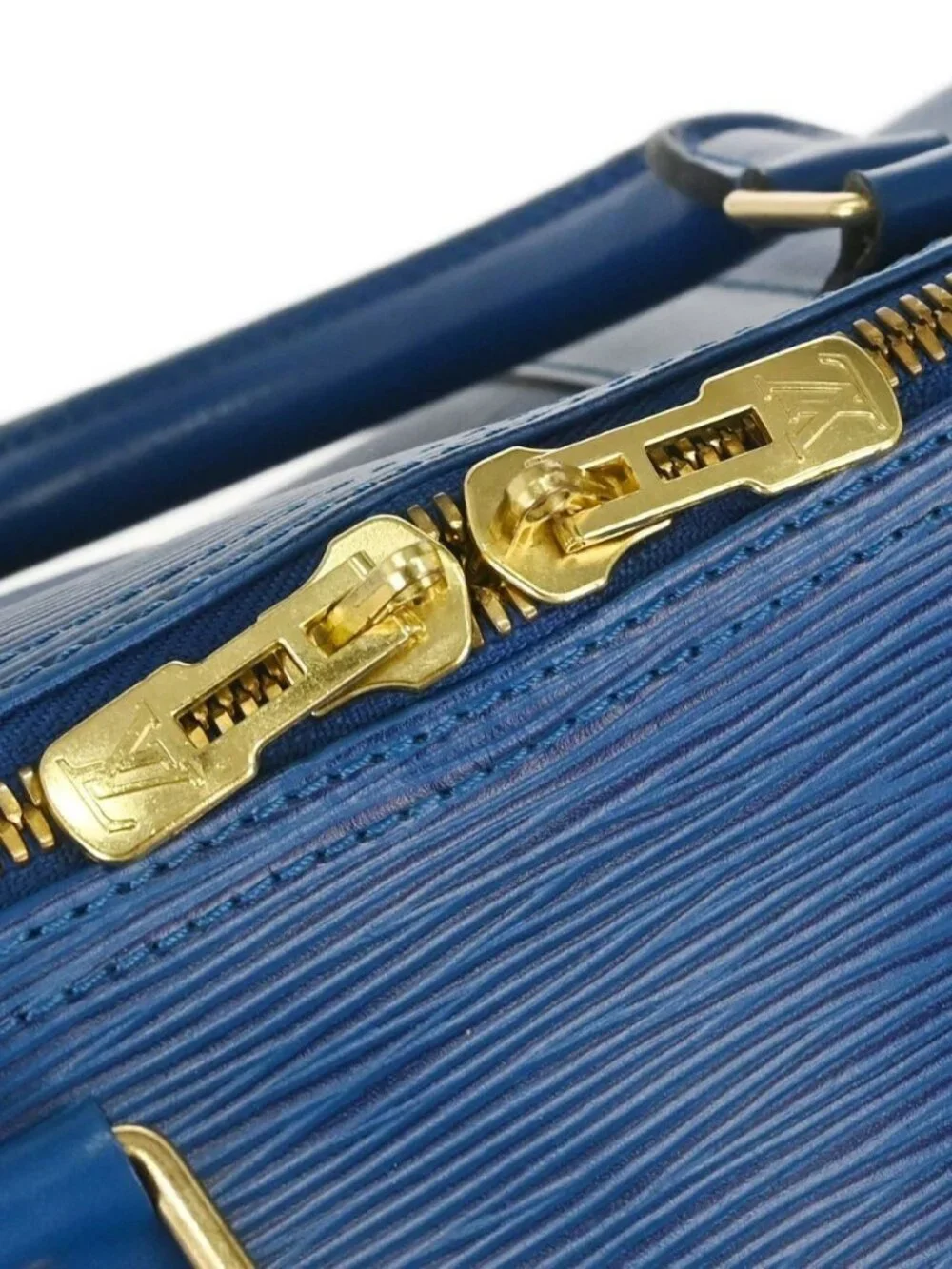 Louis Vuitton Blue Epi Keepall 50 Travel Handbag M42965 VI0915 197960